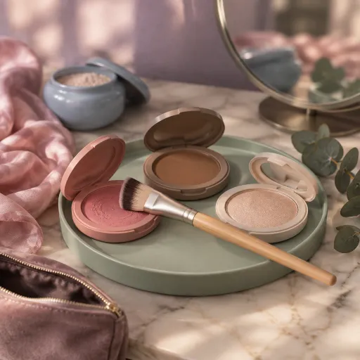 Le pinceau biseauté polyvalent : blush, contour et highlighter sans changer de brosse