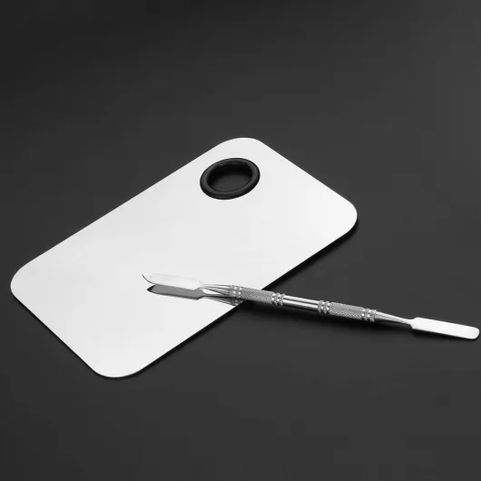 Palette Teint, Spatule Maquillage Maquillage Fx Professionnel Cosmétique Professionnel Mélange Palette De Maquillage Spatule Outils De Maquilleur 1pcs (11.5 x 7.5 cm) 15 x 10 cm