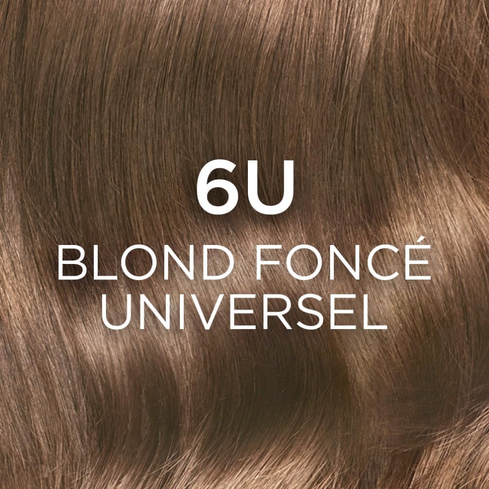 L’ORÉAL PARIS - Coloration Cheveux Permanente - Longue Durée - Résultat Naturel & Lumineux - Couvre 100% des Cheveux Blancs - Excellence Crème Universal Nudes - Nuance : Blond Foncé Universel (6U) 6U - Blond Foncé