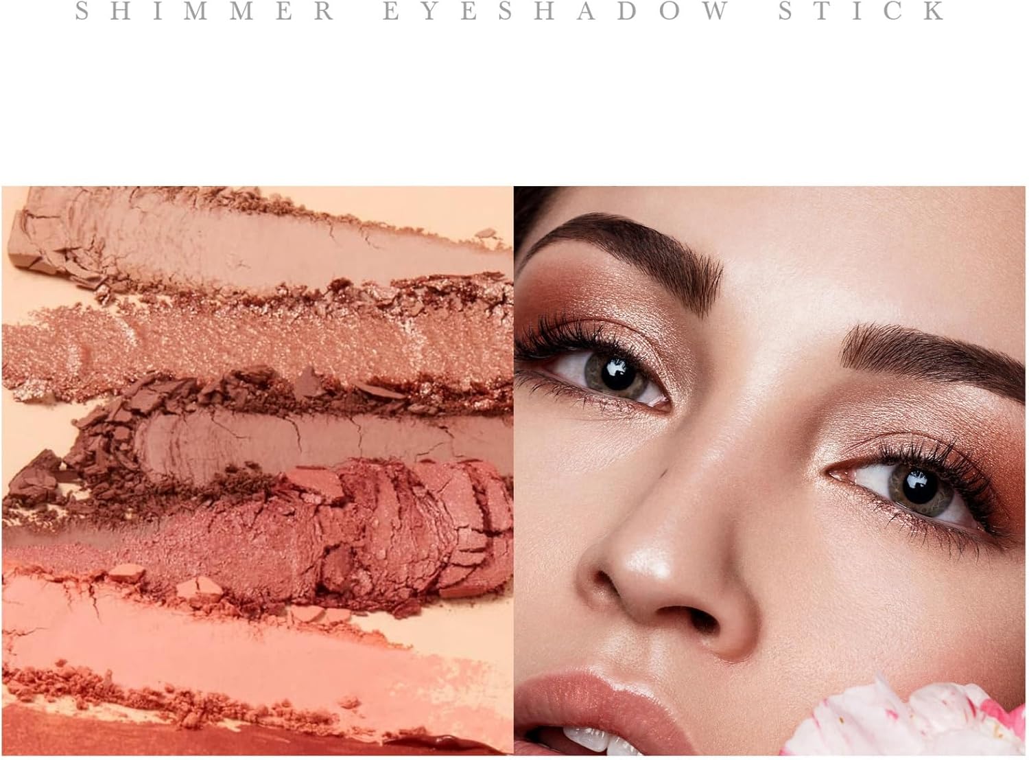 Crayon Fard à Paupières Pailleté Imperméable Crème Brillant Ombre à Paupières Maquillage Yeux Blanc Noir A3