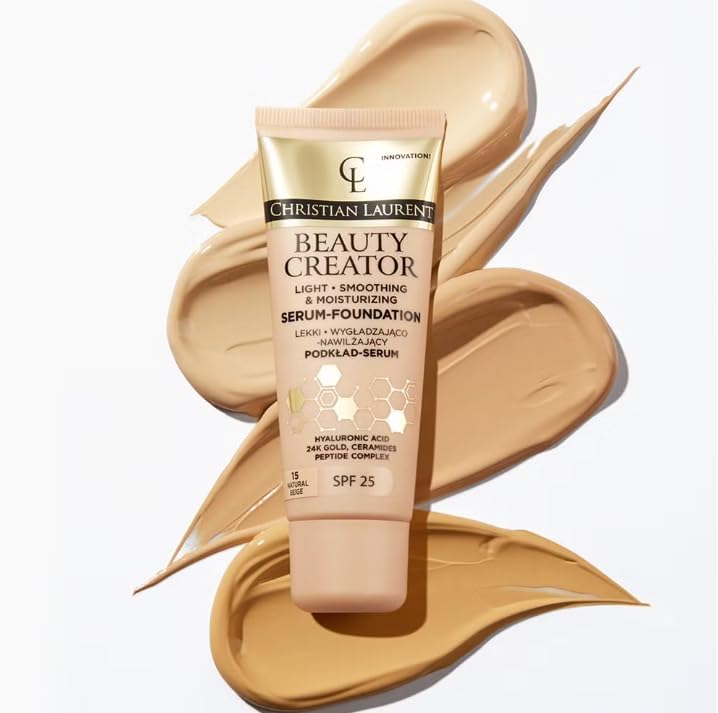 Christian Laurent Beauty Creator Sérum de fond de teint léger et hydratant avec SPF25 No - 5 Porcelaine 30 ml