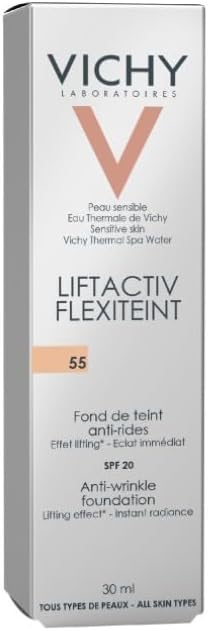 Vichy, Liftactiv, Fond de Teint Anti-Rides, Formule Enrichie en Collagyl Anti-Âge, Teint Unifié et Lumineux, Effet Lifting Coup d'Éclat, Teinte 25, 30 ml