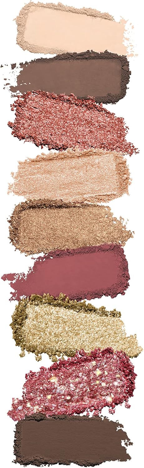Glamour Multi Finish Eyeshadow Palette 03 - Palette De 9 Ombres À Paupières Aux Finis Variés 03 Burgundy Notes