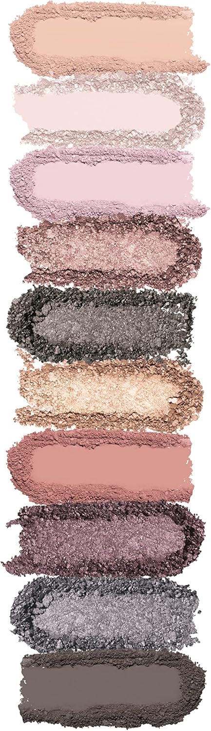 Soft Nude Eyeshadow Palette 01 - Palette With 10 Multi-Finish Eyeshadows: Pearly, Matte And Metallic 01 Garden Rose