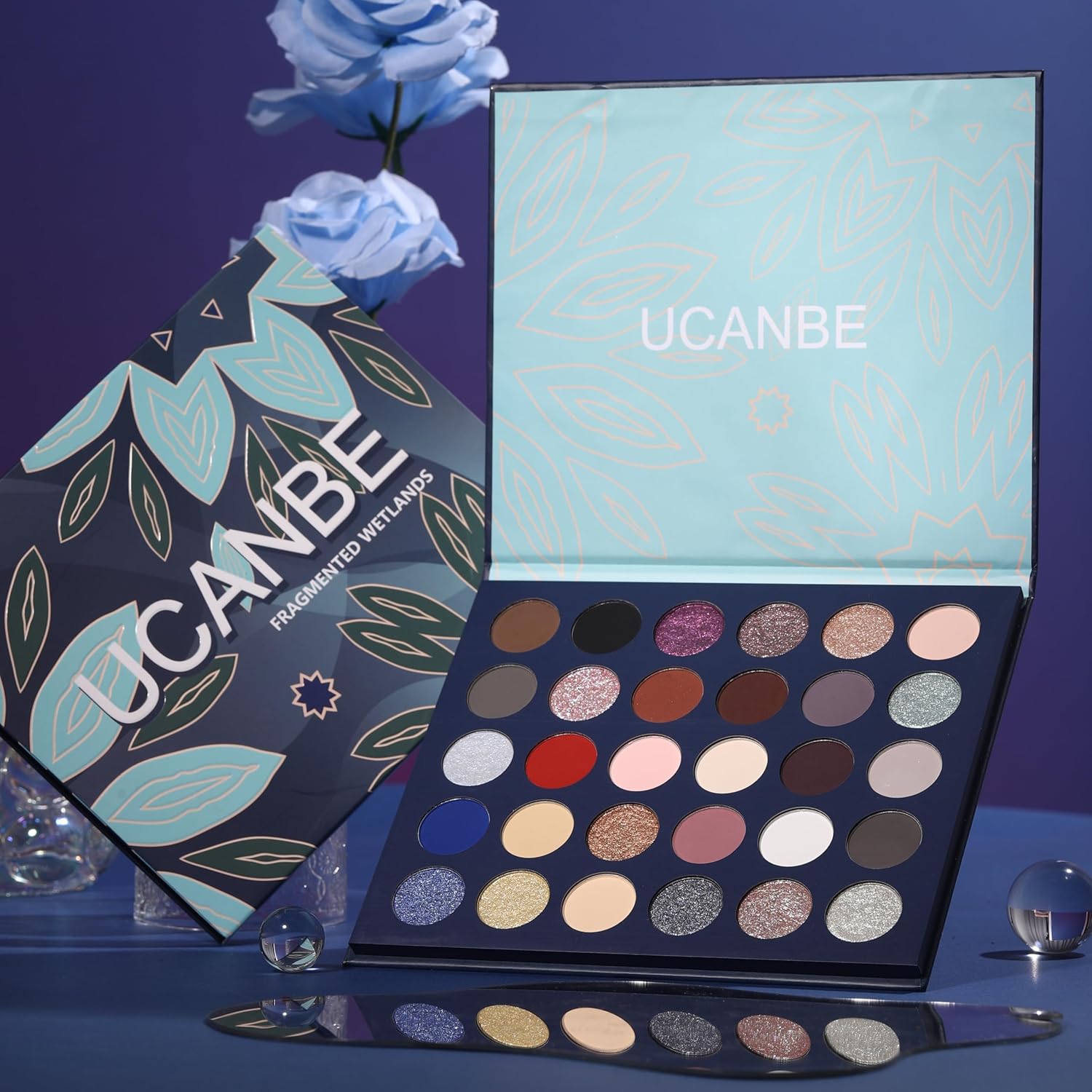 Palette de Maquillage 30 Couleurs - Tons Nude, Terreux et Sombres - Fards à Paupières Mats, Métalliques et Pailletés - Haute Pigmentation et Longue Tenue - Cadeau Femme 02