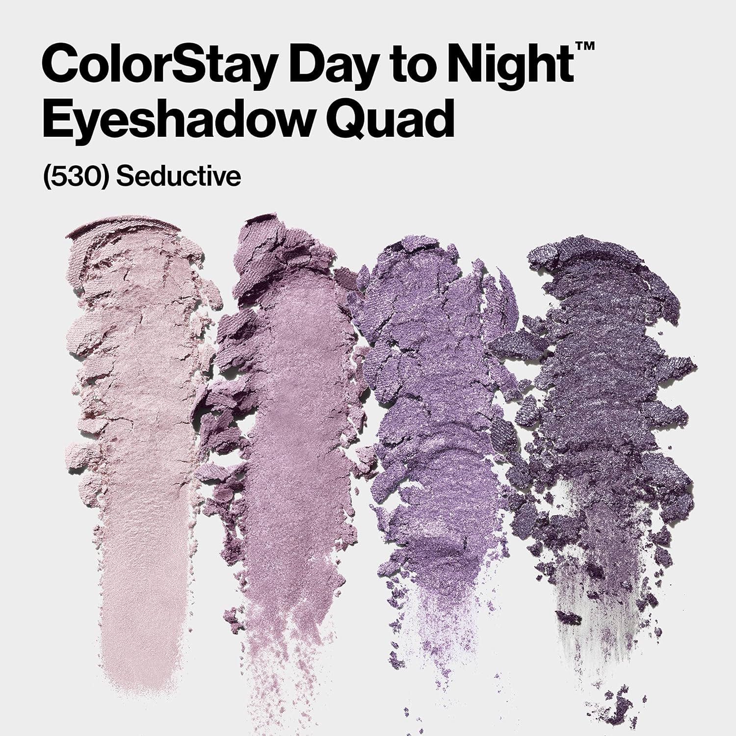 Colorstay, Ombre à paupières, Palette Maquillage Yeux Quatuor, Longue Tenue 16H, Fard à Paupières Paillette - N530 Seductive, 4,8 g