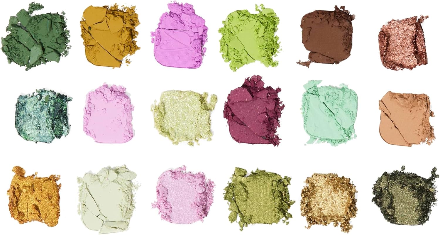 Revolution Beauty, Palette de Fards à Paupières Forever Flawless, 18 Teintes Pigmentées Mattes & Irisées, Végan & Sans Cruauté, Astro Nova Astro Nova Green