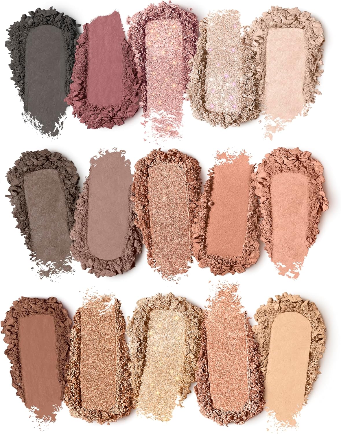 Master Eyeshadow Palette 01, Palette De 15 Ombres À Paupières Aux Finis Mat Et Métallisé