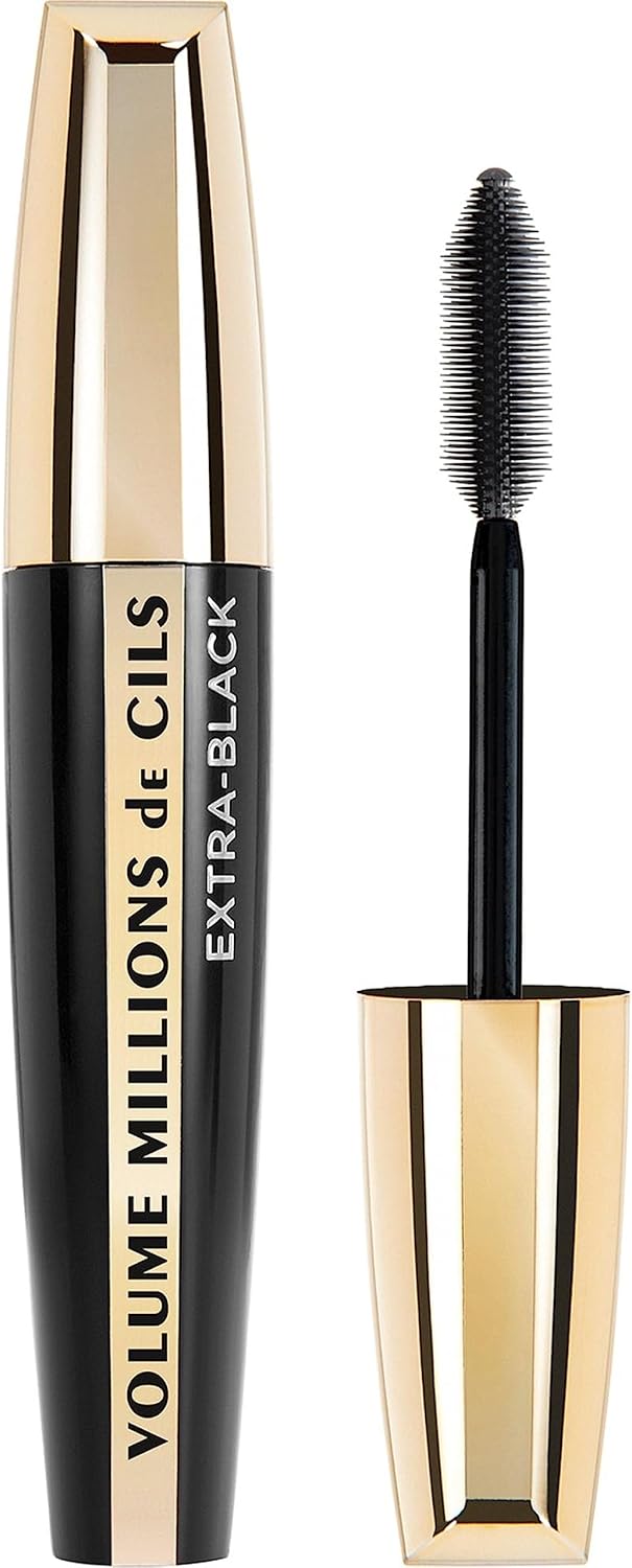 L’Oréal Paris - Mascara Volume Millions de Cils - Teinte : Extra Noir EXTRA NOIR 1 ml (Lot de 1)