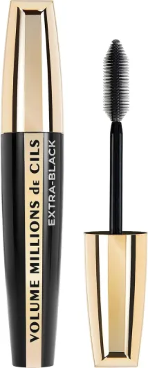 L’Oréal Paris - Mascara Volume Millions de Cils - Teinte : Extra Noir EXTRA NOIR 1 ml (Lot de 1)
