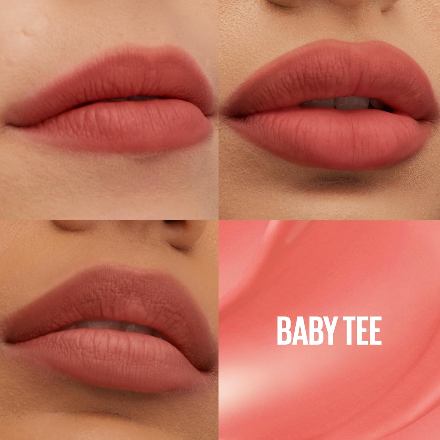 New York - Coffret Superstay Teddy Tint - 3 Blush à Lèvres Teddy Tint - Effet Mat Fondu - Tenue Longue Durée - Teintes : Baby Tee, Petalcore, Wild at Heart Coffret Teddy Tint x3