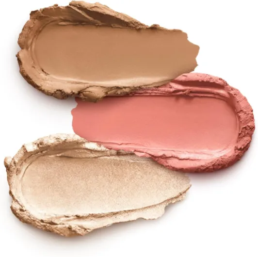 Contouring Face Set 01, Kit De Maquillage Visage Avec 3 Sticks : Blush, Enlumineur Et Contour Du Visage