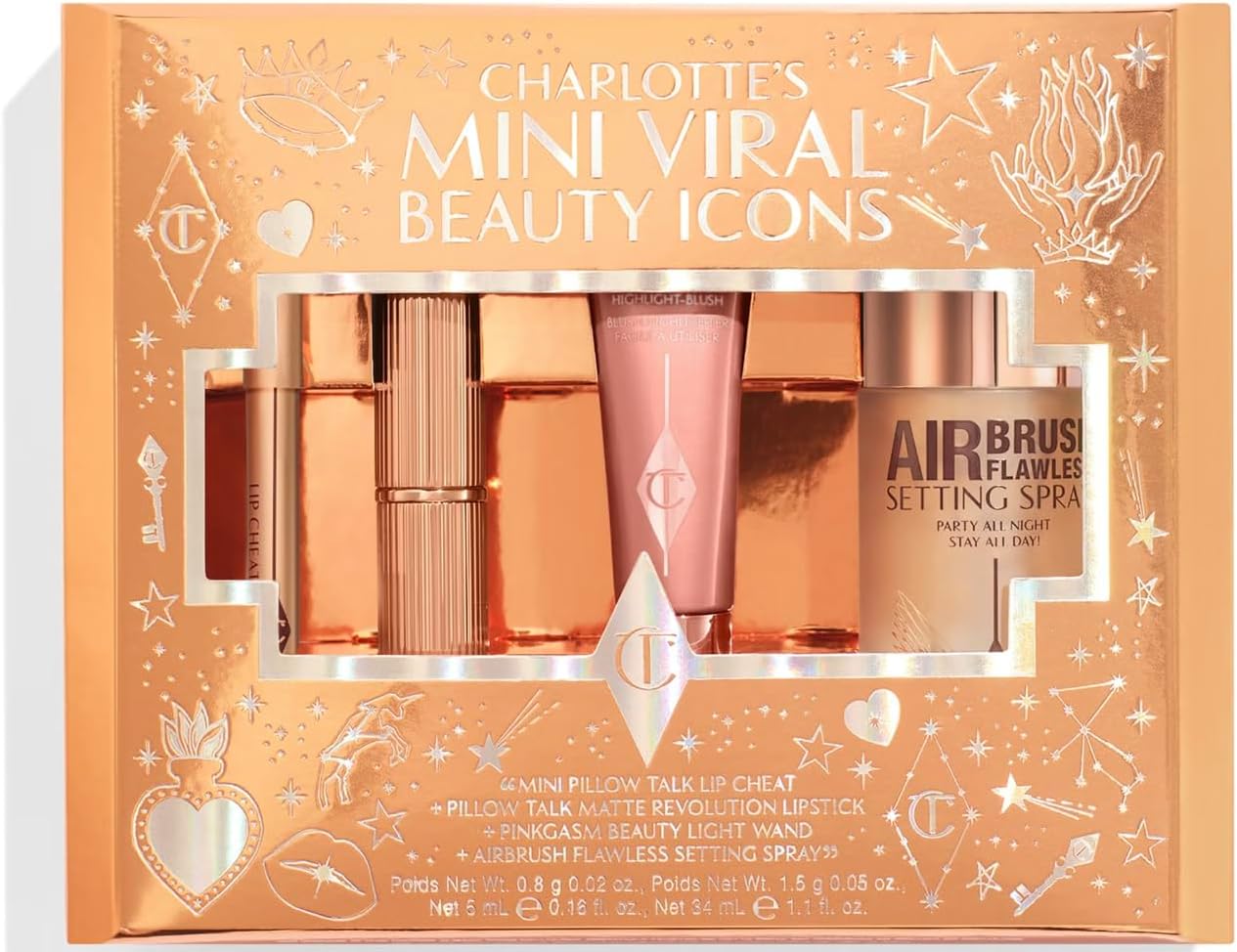 Charlotte Tilbury Mini Coffret cadeau icônes beauté virales