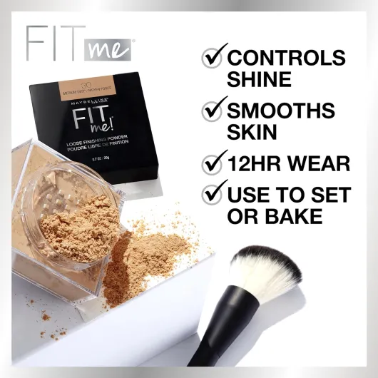 Fit Me! Loose Finishing Powder - Light Lumière 20 g (Lot de 1)