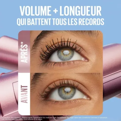 Test Maybelline Sky High Cils Sensational Coffret : deux mascaras, deux usages, un résultat plutôt propre