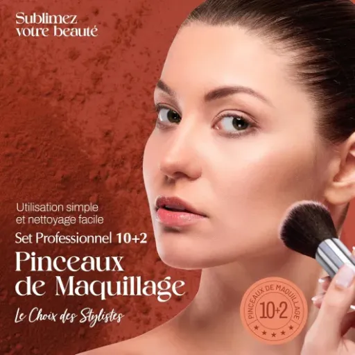 Test PORTENTUM Pinceaux Maquillages Professionnel : un kit pas cher qui fait le job pour débuter