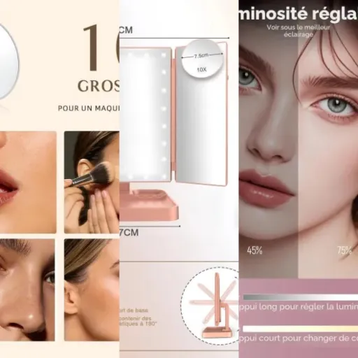 Classement des 5 meilleurs miroirs maquillage lumineux (juin 2026)