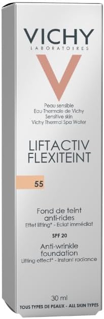 Vichy, Liftactiv, Fond de Teint Anti-Rides, Formule Enrichie en Collagyl Anti-Âge, Teint Unifié et Lumineux, Effet Lifting Coup d'Éclat, Teinte 35, 30 ml